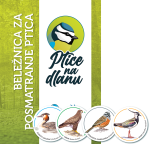 beležnica ptice srbije nalepnice jato