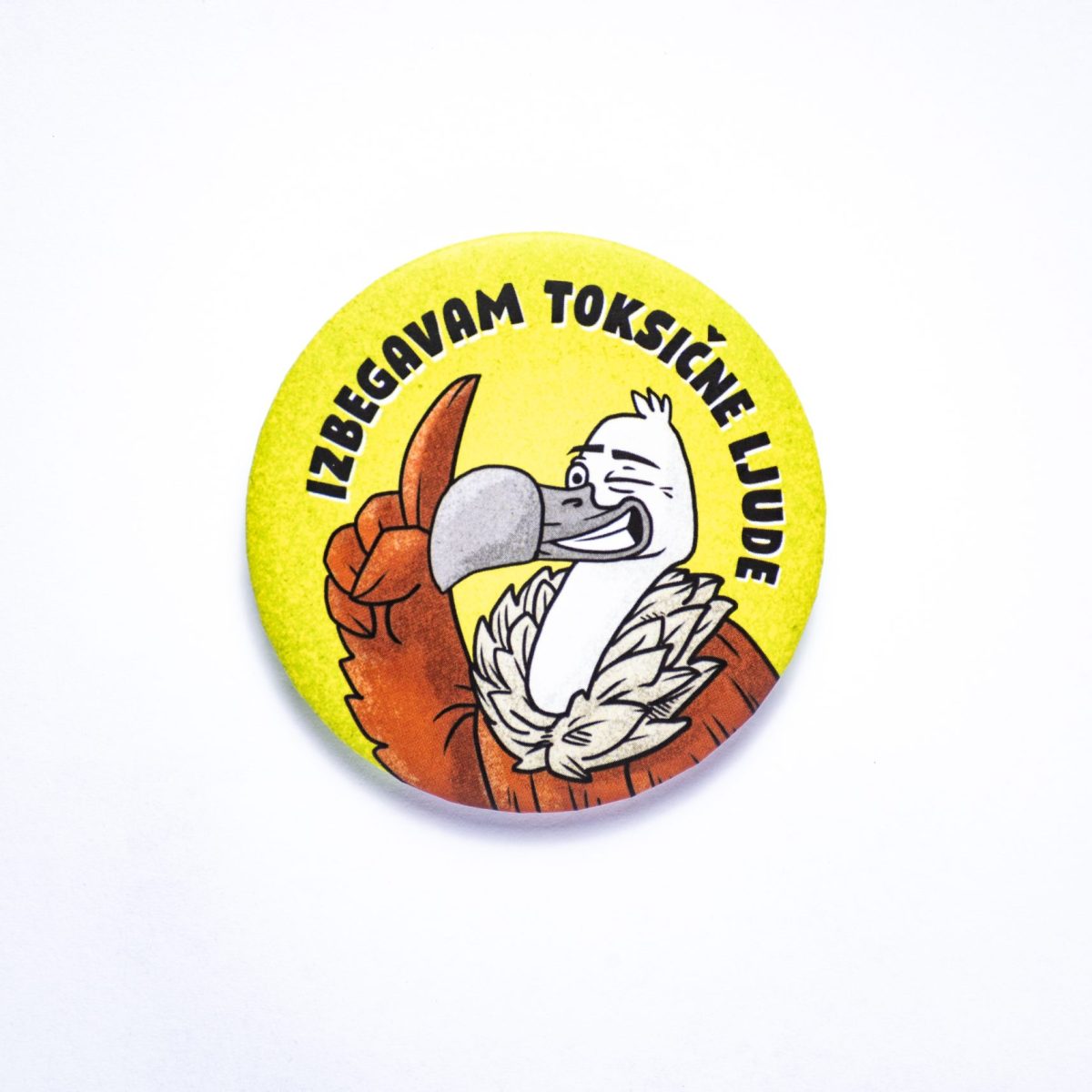 izbegavam toksične ljude bedž beloglavi sup jato