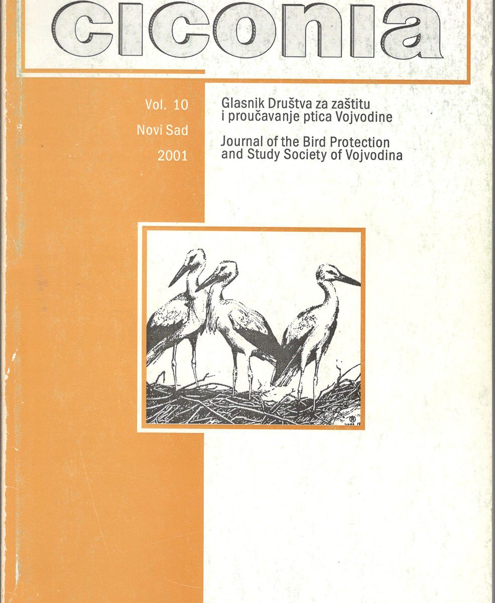 ornitološki časopis Ciconia Jato