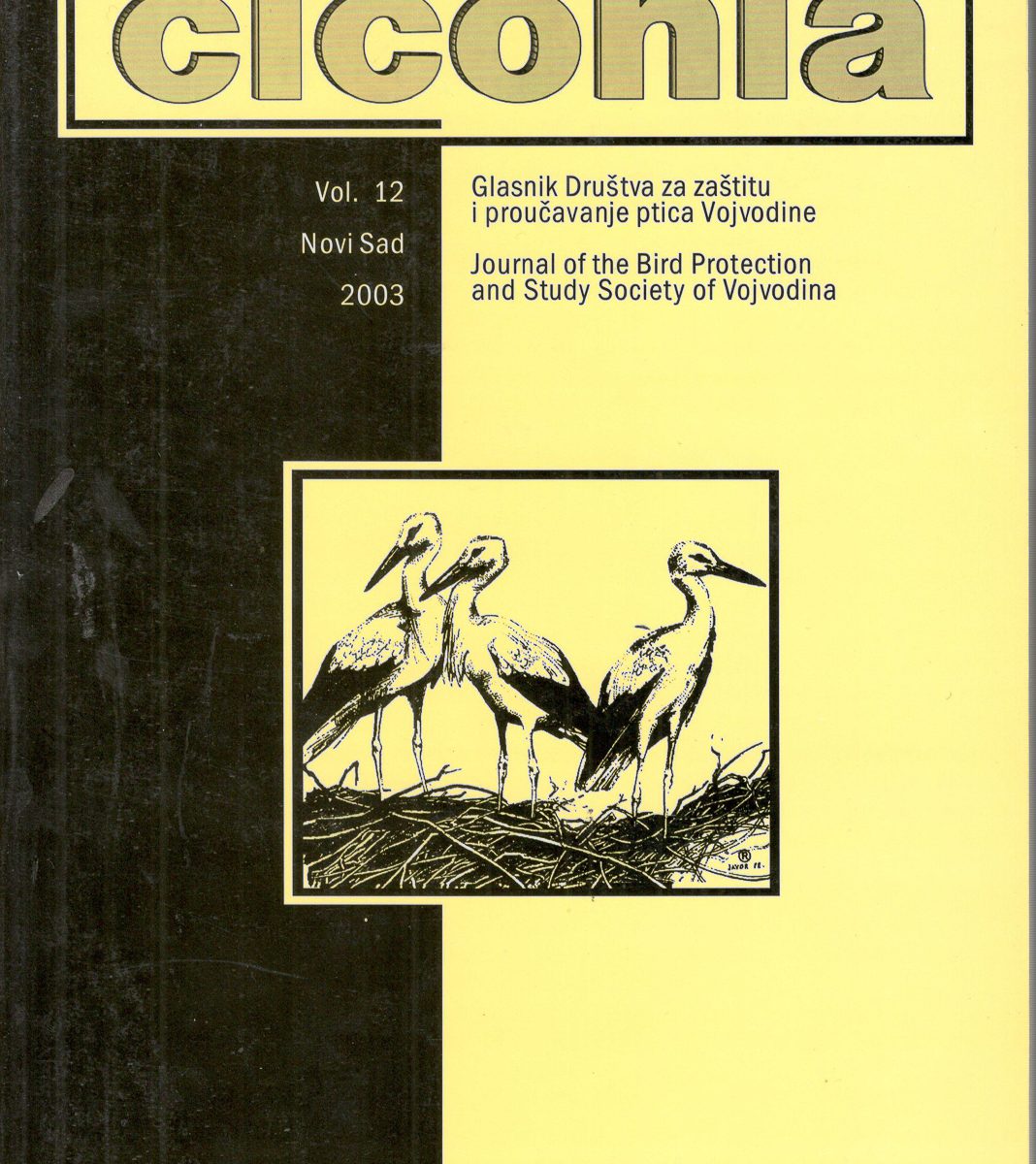 ornitološki časopis Ciconia Jato