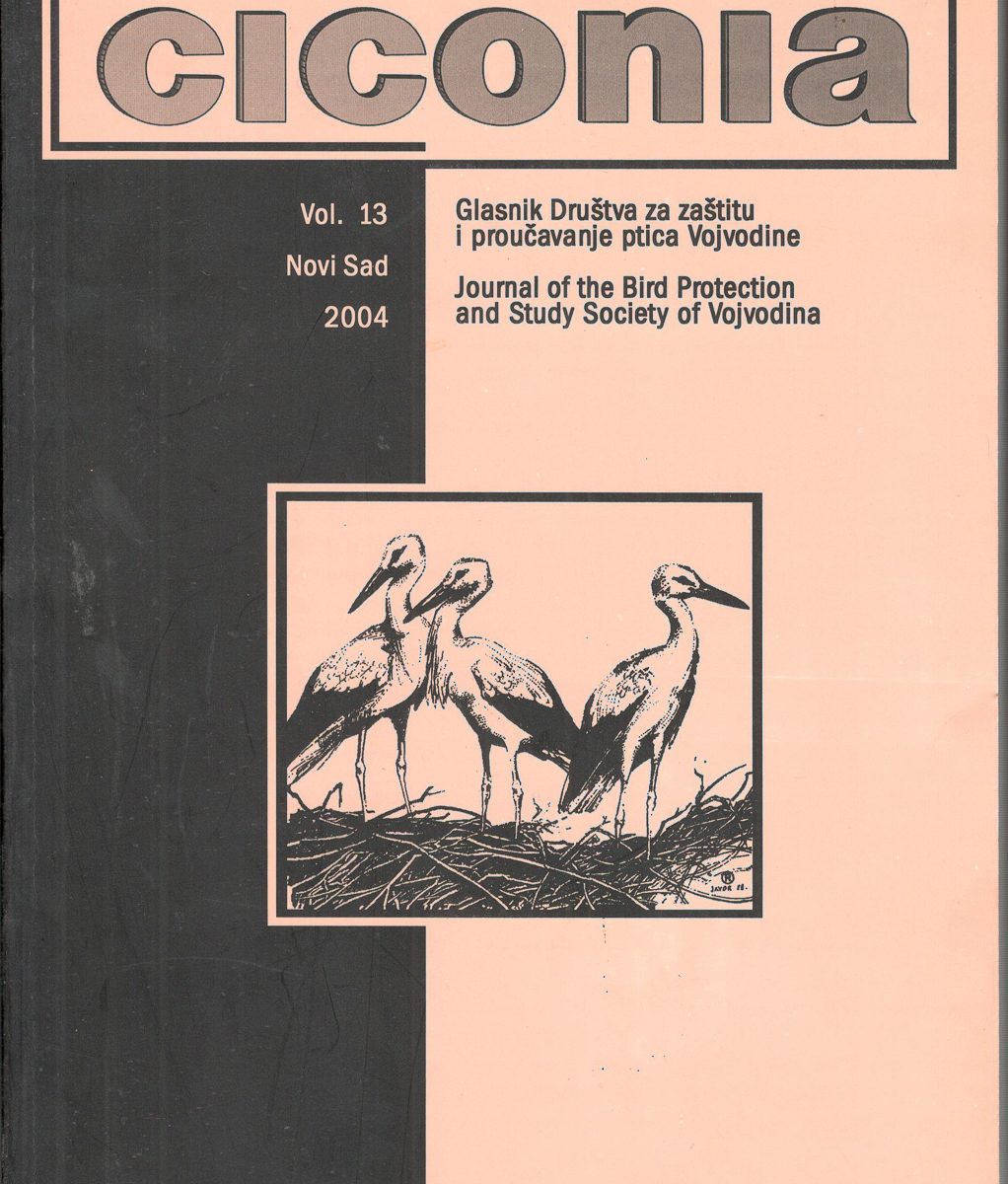 ornitološki časopis Ciconia Jato