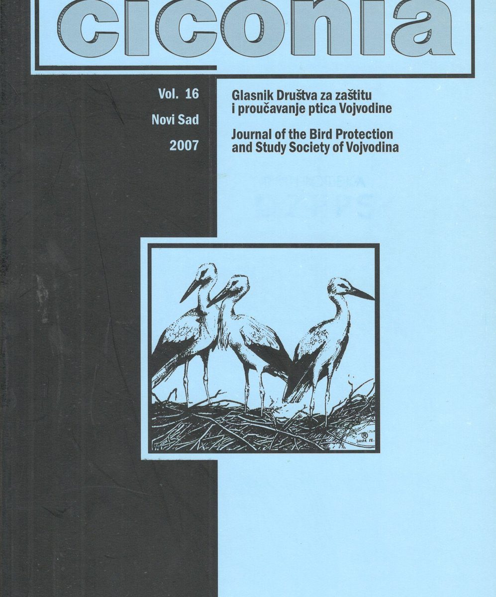 ornitološki časopis Ciconia Jato