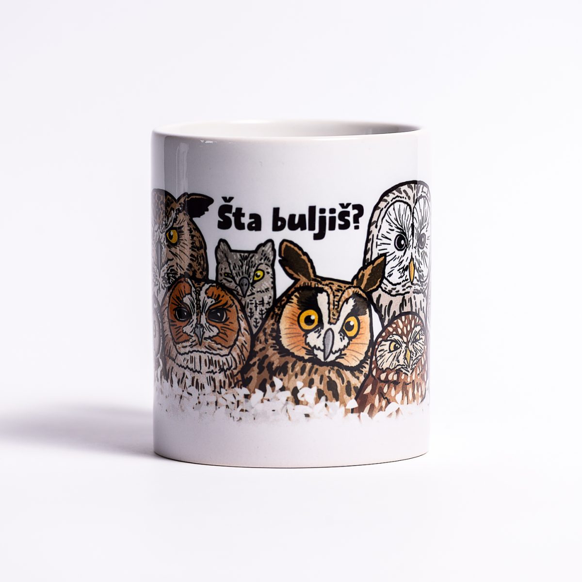 šolja šta buljiš sove