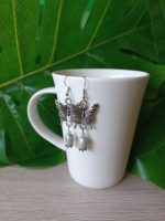 minđuše leptir bele